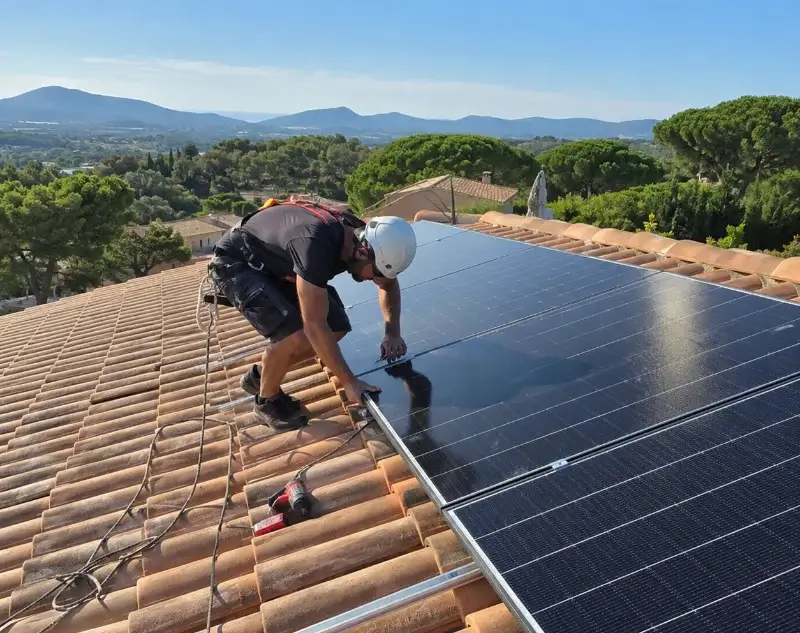 Installateur panneaux solaires Orliénas — pose photovoltaïque sur toiture