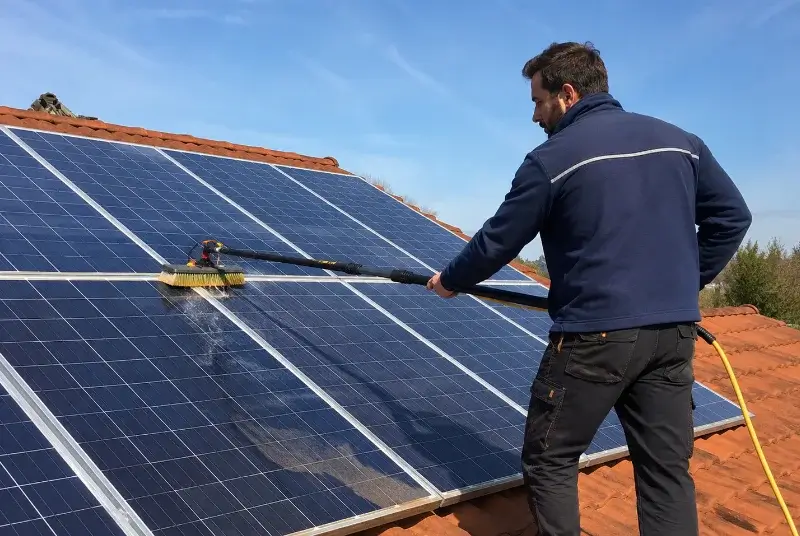 Nettoyage et entretien de panneaux solaires à Orliénas