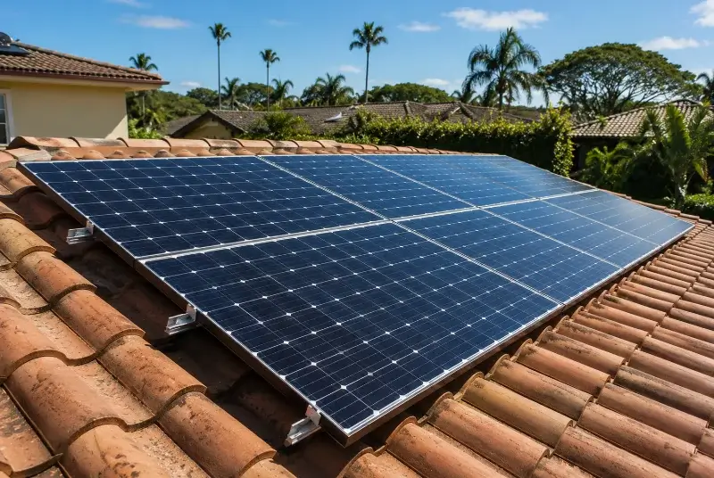 Installation de panneaux solaires à Orliénas